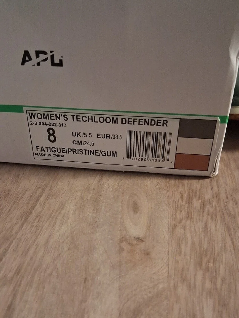 APL Women’s High-Top Techloom Defender in Olive Green and Gum